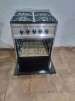 Cocina Mini Acero Hornallas Grandes con Horno Pizzero Refractario - Imagen 2